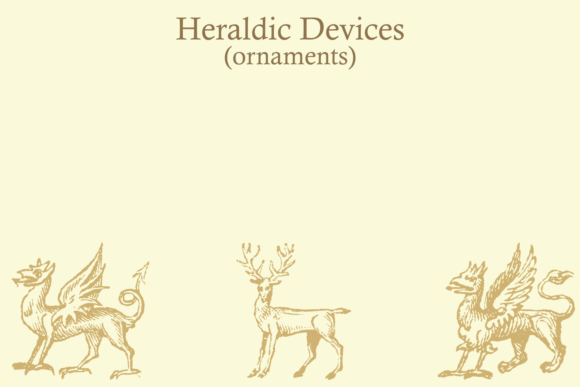 Heraldic Devices Premium Font - Preview 1