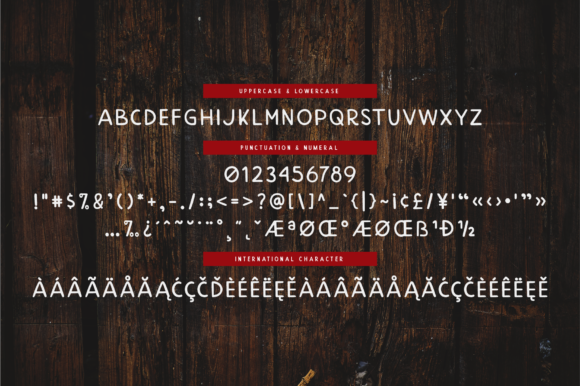 Hipsters Font PNG with transparent background - Preview 1