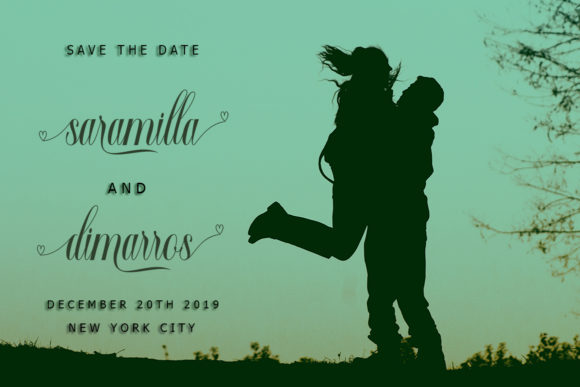 Hirradista Script Font PNG with transparent background - Preview 1