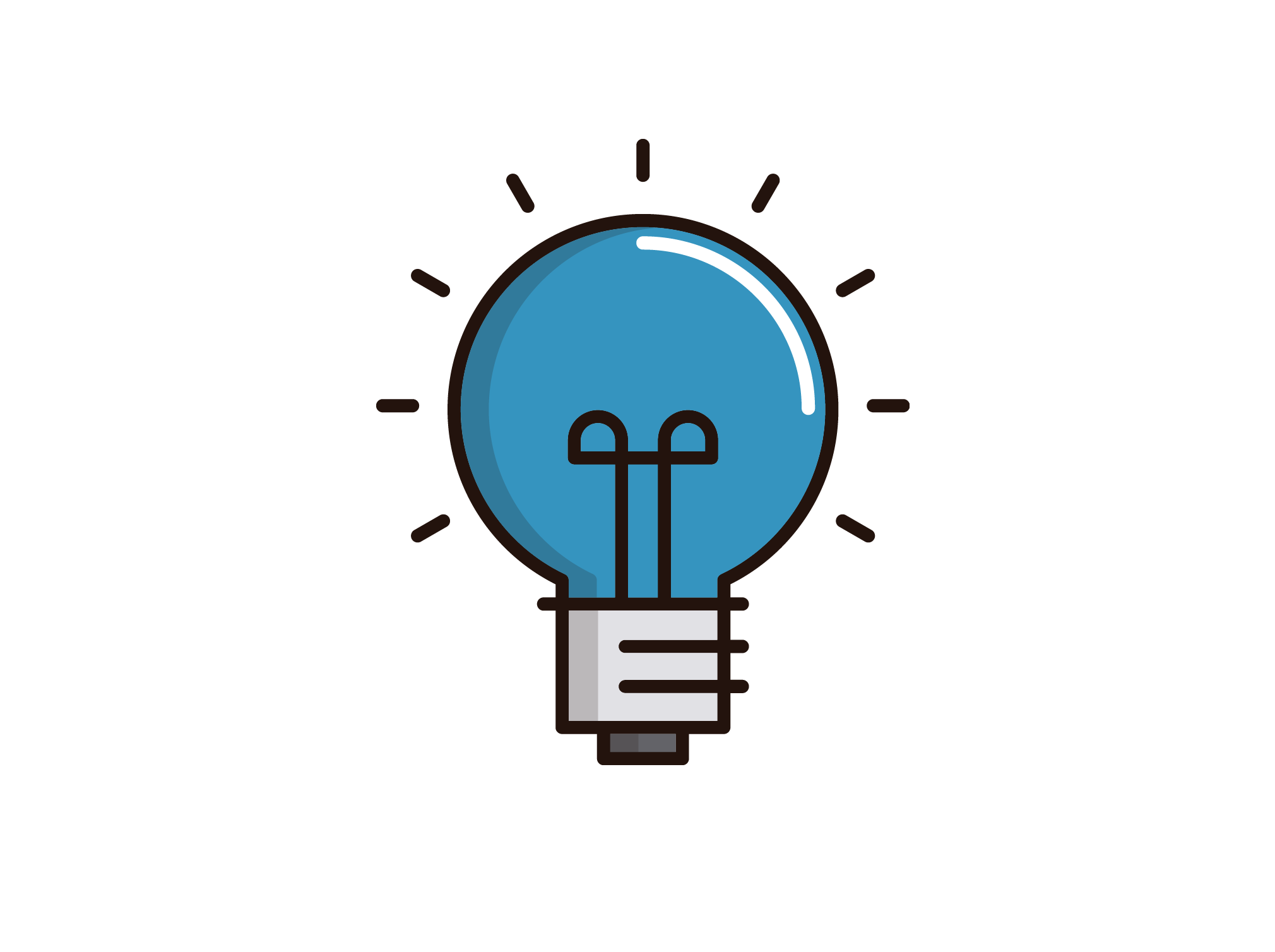 Solid Marlin Blue Idea Icon