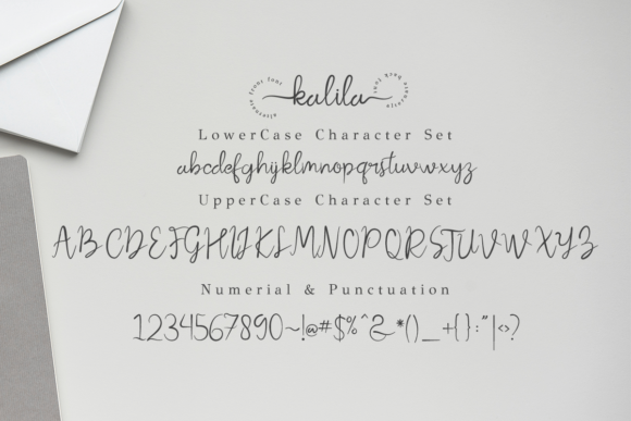 Kalila Script Font PNG with transparent background - Preview 6