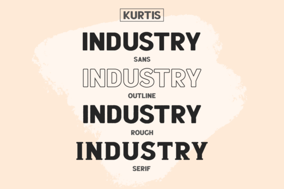 Kurtis Family Font PNG with transparent background - Preview 6
