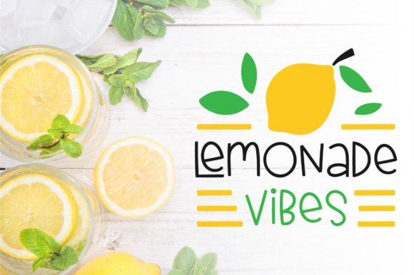 Lemonade Stand Font PNG with transparent background - Preview 1