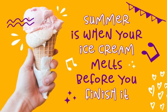 Lighthearted Pleasure Font PNG with transparent background - Preview 3