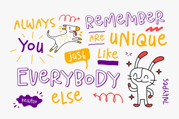 Lighthearted Pleasure Font PNG with transparent background - Preview 4