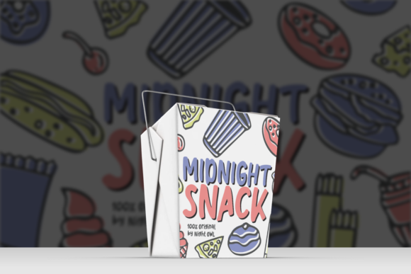 Like Snacking Font font preview - 3