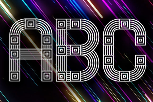 Linerine Font PNG with transparent background - Preview 1