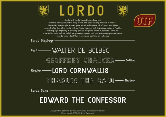 Lordo Family Font PNG with transparent background - Preview 1