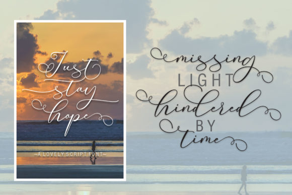 Love Fieldfare Font PNG with transparent background - Preview 3