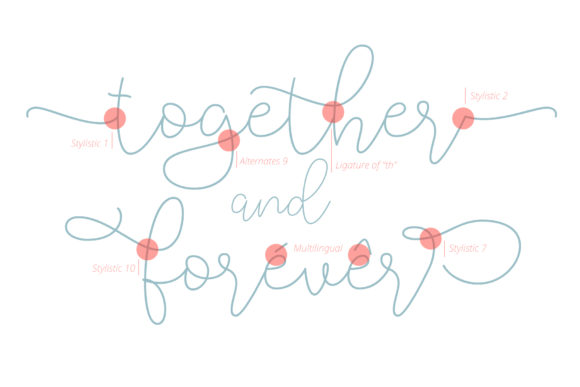 Lucylane Font PNG with transparent background - Preview 2