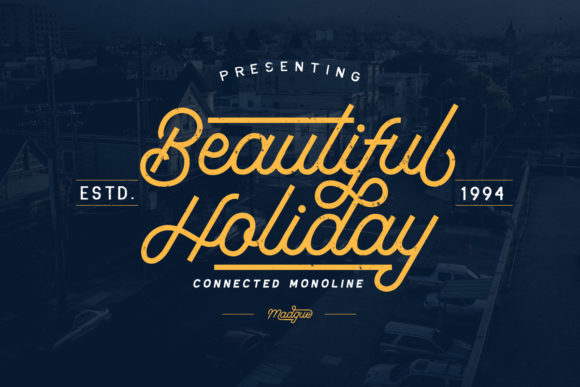 Madgue Font PNG with transparent background - Preview 1