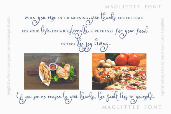 Maglittle Font PNG with transparent background - Preview 3