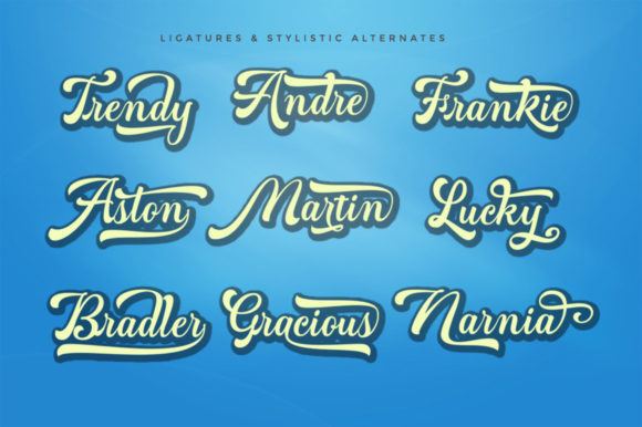 Martine Script Font PNG with transparent background - Preview 2