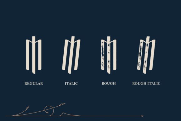 Masquerouge Font PNG with transparent background - Preview 1