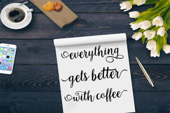 Medicago Font PNG with transparent background - Preview 4