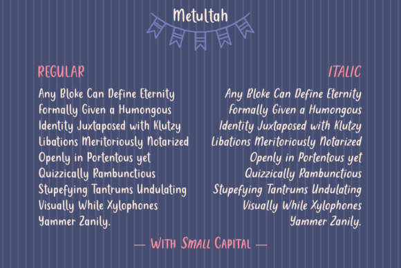 Metultah Font PNG with transparent background - Preview 3