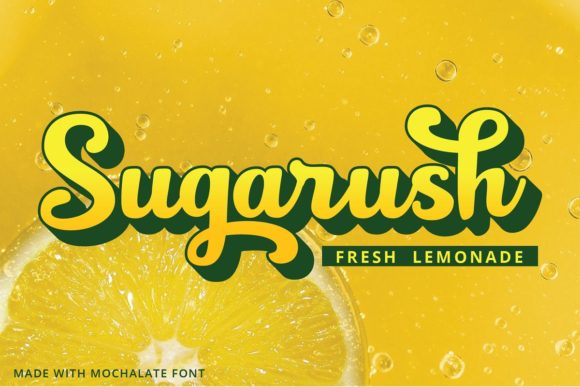 Mochalate Script Font PNG with transparent background - Preview 3