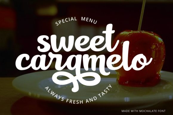 Mochalate Script Font PNG with transparent background - Preview 5