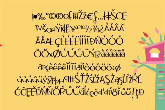 Neighborhood Sans Font PNG with transparent background - Preview 2