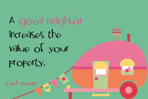 Neighborhood Sans Font PNG with transparent background - Preview 3