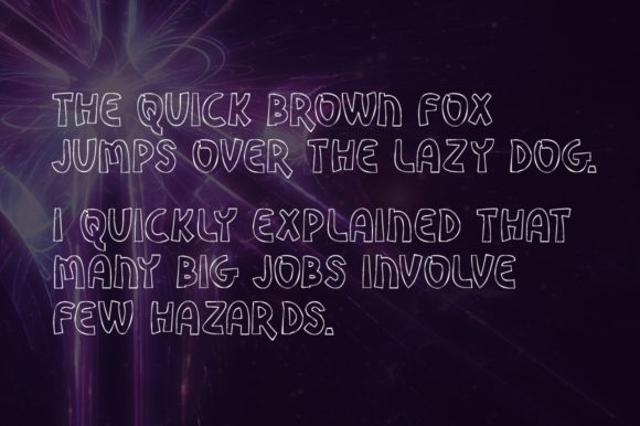 Oceanity Darker Stroke Font PNG with transparent background - Preview 3