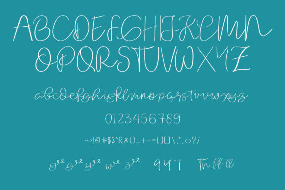 Orchard Font PNG with transparent background - Preview 4