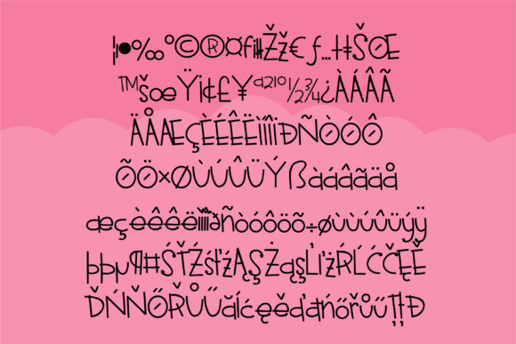 Oxymoron Font PNG with transparent background - Preview 2