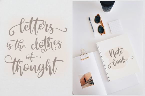 Paeonia Font PNG with transparent background - Preview 2