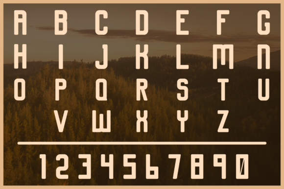 Piedmont Hill Font PNG with transparent background - Preview 2
