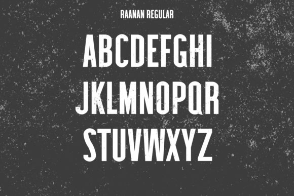 Raanan Family Font PNG with transparent background - Preview 1