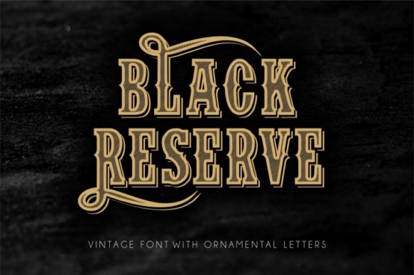 Reserve Font PNG with transparent background - Preview 2