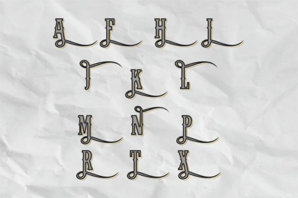 Reserve Font PNG with transparent background - Preview 3