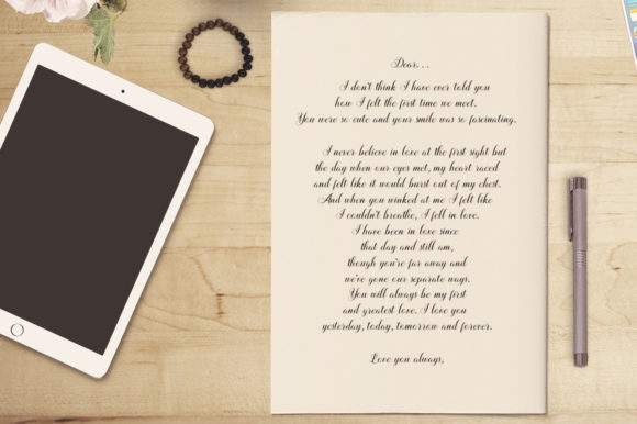 Revelyna Font PNG with transparent background - Preview 4