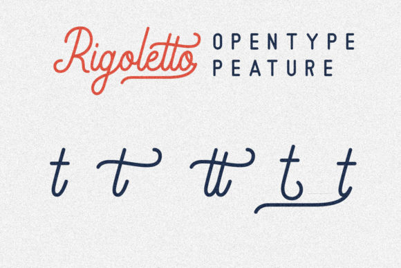 Rigoletto Script Font PNG with transparent background - Preview 1
