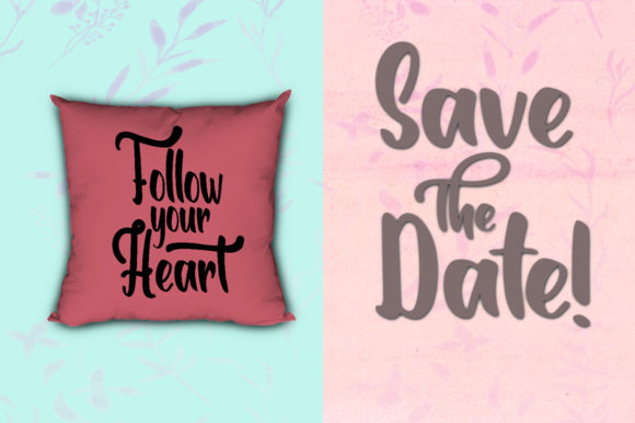 Romanttica Font PNG with transparent background - Preview 2