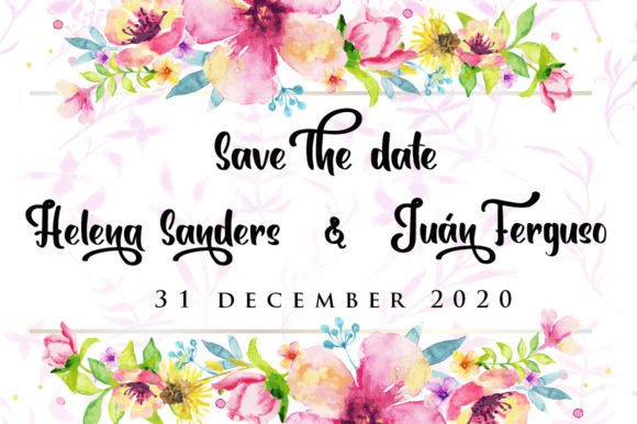 Romanttica Font PNG with transparent background - Preview 3