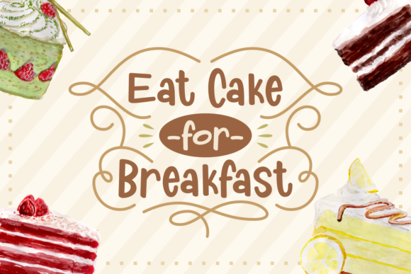 Royum Bread Font PNG with transparent background - Preview 1