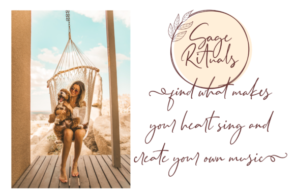 Seville Script Font PNG with transparent background - Preview 2
