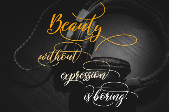 Shakeglow Script Font PNG with transparent background - Preview 2