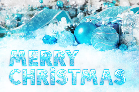 Snow Family Font PNG with transparent background - Preview 3