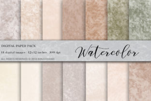 Watercolor Digital Paper Graphic by BonaDesigns · Creative Fabrica