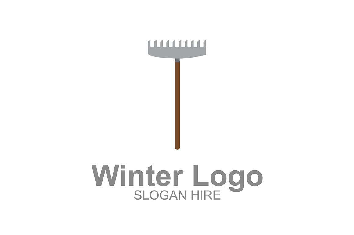Winter Rake Logo_Icon Graphic by Guardesign · Creative Fabrica