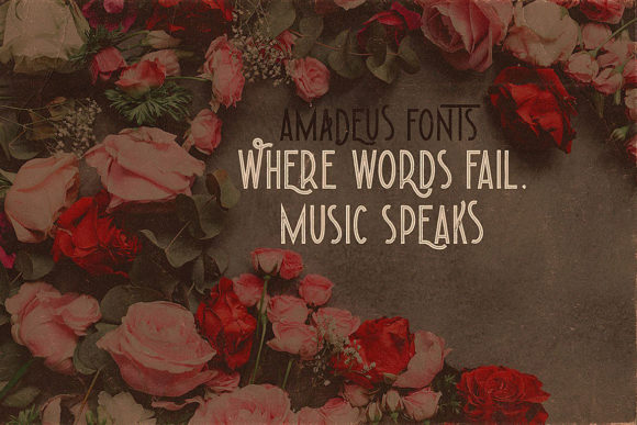 Amadeus Font - Preview 3