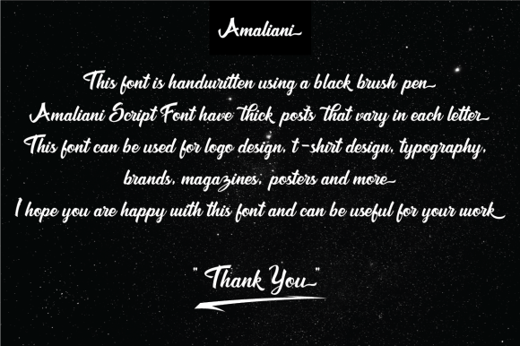 Amaliani Font PNG with transparent background - Preview 4