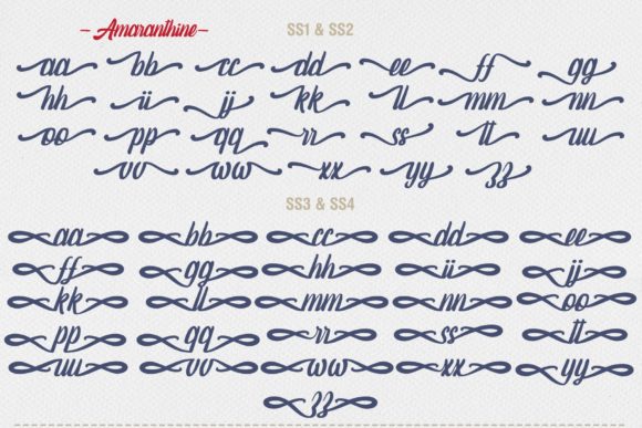 Amaranthine Script Font - Preview 5