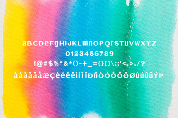 Aquiver Font - Preview 4