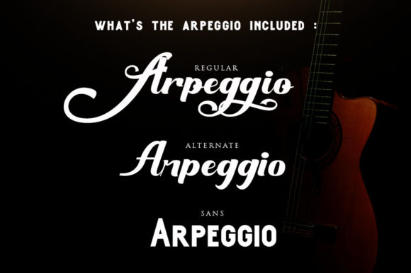 Arpeggio Duo Font - Preview 1