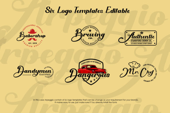 Arpeggio Duo Font - Preview 2