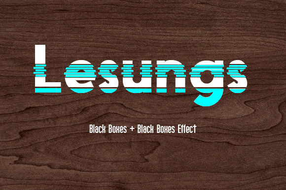 Black Boxes Font - Preview 2