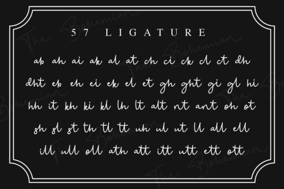 Bohemian Font - Preview 1